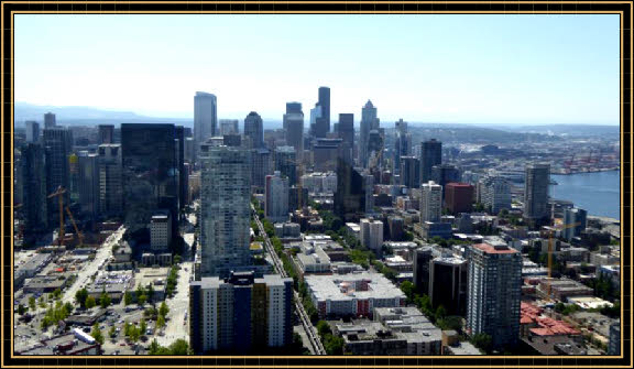 Aussicht auf Downtown Seattle