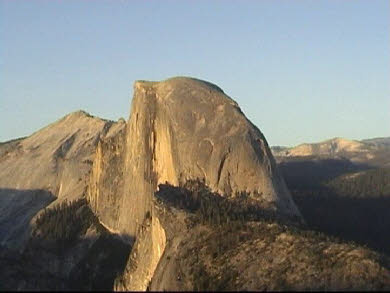 Blick auf den Half Dome vom Glacier Point