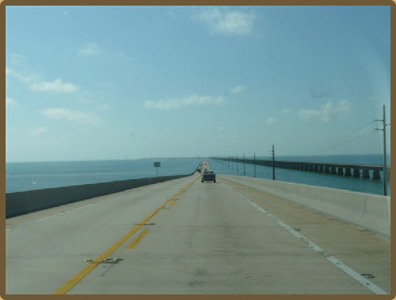 Highway No. 1 Richtung Key West