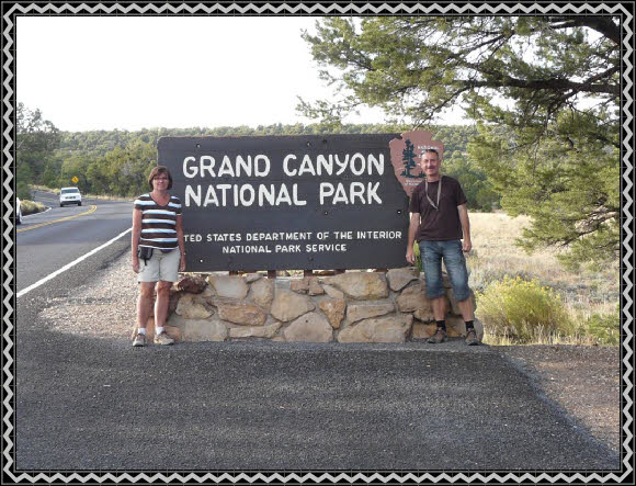Eingangsschild Grand Canyon South Rim