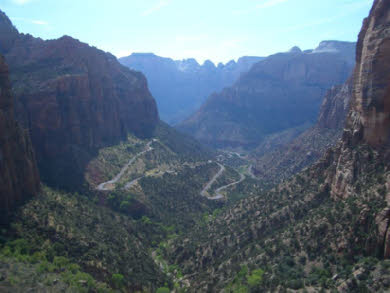 Zion Canyon Overlook Viewpoint