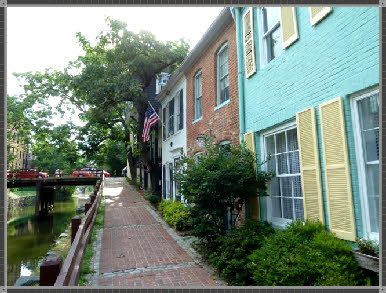Häuser am Chesapeake & Ohio Canal