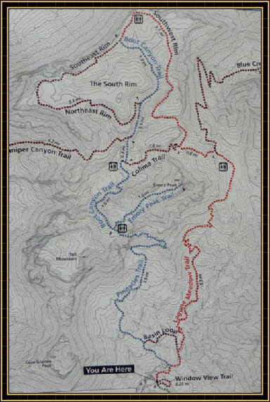  South Rim Loop - Chisos Basin