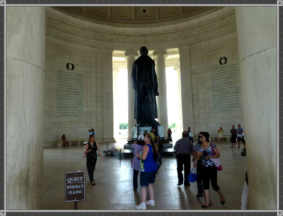 Bronzestatue Thomas Jefferson